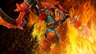 Cartoon character fire sword helmet - a fire free wallpaper
