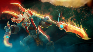 Cartoon character sword fireball action - a fireball free wallpaper