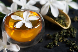 Tea flowers bokeh cao zhibai - cao zhibai free wallpaper