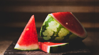 Watermelon slice cuttingboard knife summer - cutting free wallpaper