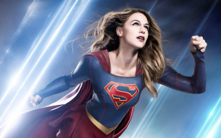 Woman superman flying poster illustration - a fist free wallpaper