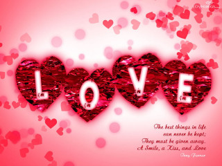 Valentines day message hearts confetti - felipe seade free wallpaper