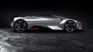 Silver sports car red stripe 10 - a red stripe free wallpaper