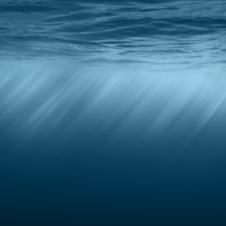 Blue ocean large water waves - a matte painting free wallpaper