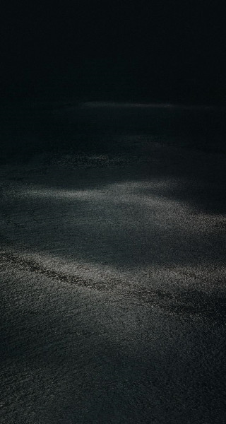 Black white boat water night 2 - a light free wallpaper