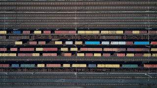 Train yard tokyo cityscape night - geometric shape free wallpaper