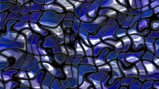 Blue black abstract white black - c4d free wallpaper
