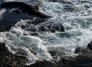 Bird rock water beach waves - the rock free wallpaper