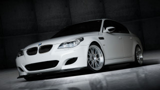 White car dark room hood - realistic free wallpaper