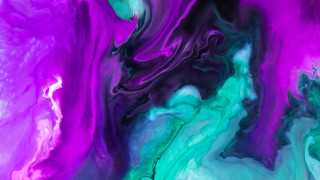 Purple green space art flame - a blue border free wallpaper