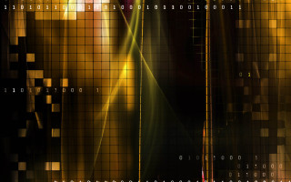 Yellow black grid pattern image - cybernetic free wallpaper