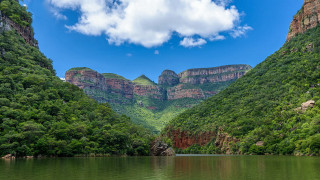 Mountain lake forest sky field - tree and mountains free wallpaper