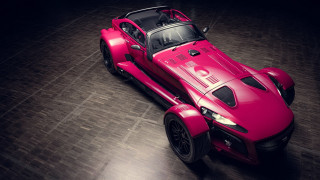 Red sports car matte cobra - a wooden floor free wallpaper