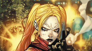 Blonde woman gun serious face - dustin nguyen free wallpaper
