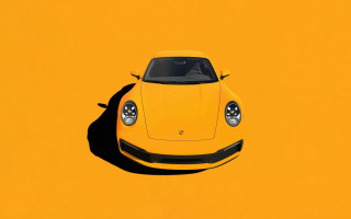 Yellow sports car popart ultrafinedetail - a yellow sports car free wallpaper