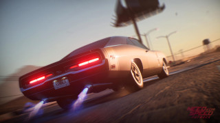 Car street traffic light sky - cinematic focus free wallpaper