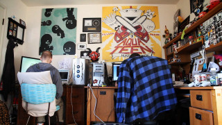 Man sitting chair room computer - a chair in a room free wallpaper