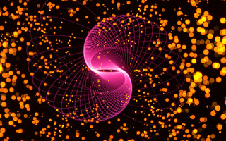 Purple hologram ferriswheel fireworks orange - constant permeke free wallpaper