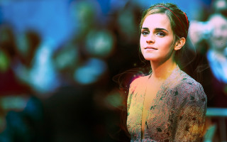 Long haired woman stage bokeh - a crowd of people free wallpaper