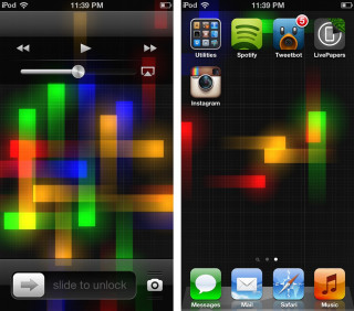 Cellphone screens geometric abstract screenshot - delaunay free wallpaper