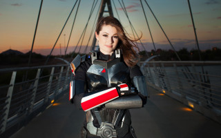 Eve rider futuristic suit skateboard - a skateboard free wallpaper
