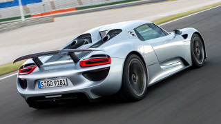 Silver sports car race track 14 - side profile free wallpaper