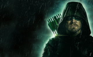 Man hooded archer rain green - everett warner free wallpaper
