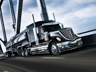 Semi truck highway bridge sky - a highway next free wallpaper