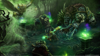Monsters forest glowing creature brom - monster free wallpaper