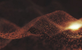 Brown light shining microscopic particles - chiharu shiota free wallpaper