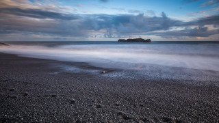 Beach rock formation ocean mountain - a beach free wallpaper