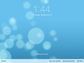 Blue background clock side circles - circle free wallpaper