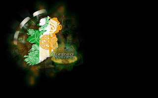 Irish flag beer shamrock gothic - digital artwork free wallpaper