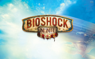 Bioshock sky building rocket clouds - a rocket free wallpaper