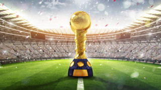 Soccer trophy field stadium sky - a trophy free wallpaper