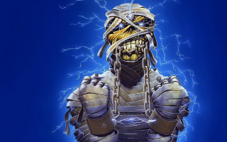Man helmet armor lightning blue 2 - a lightning background free wallpaper