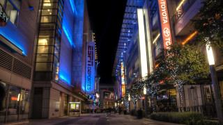 City lights tower street neon - elbridge ayer burbank free wallpaper
