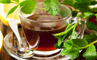 Mint lemon tea cup plate - cao zhibai free wallpaper