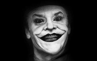 Creepy smile man tie black - a charcoal drawing free wallpaper