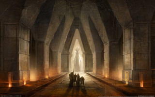 Tunnel group magic light ray - the end of it free wallpaper