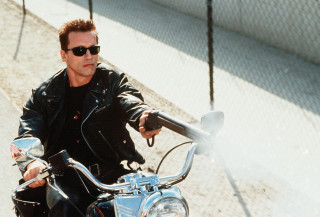 Man motorcycle street fence outdoors - arnold mesches free wallpaper