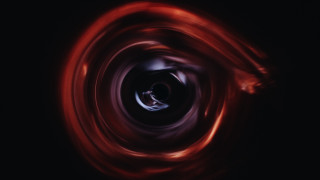 Red black swirl dark sky - gutai group free wallpaper