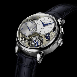 Baroque zenith watch blue hands - a black strap free wallpaper