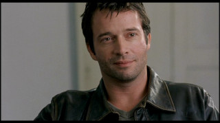 Man leather jacket smiling camera - derek hill free wallpaper
