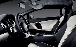 Car steeringwheel blackwhite interior EnguerrandQuarton - this image free wallpaper