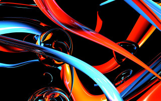 Colorful abstract black red blue 3 - free abstract wallpaper