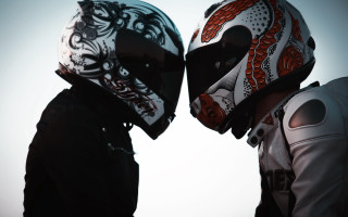 Helmet designs romantic gradient jacket - romantic free wallpaper