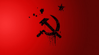 Red hammer stars gradient bourgeois - a hammer free wallpaper