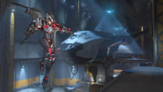 Futuristic robot flying space ship - a futuristic setting free wallpaper