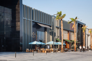 Building palm trees outdoor cityscape - outside free wallpaper